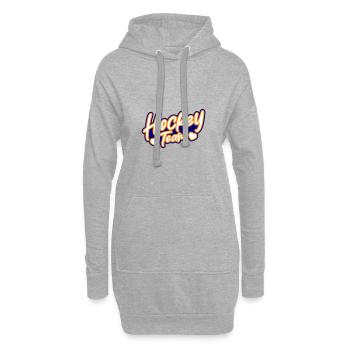 Hockey Team - Hoodie-Kleid - Grau meliert - Vorne