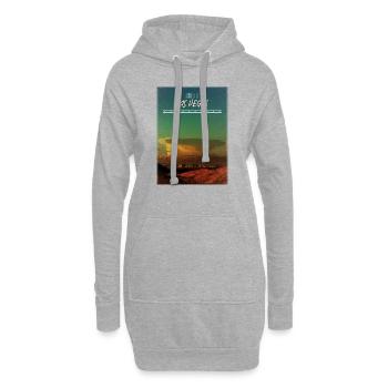 Las Vegas - Hoodie-Kleid - Grau meliert - Vorne