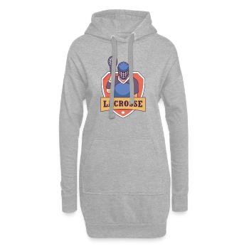 Lacrosse - Hoodie-Kleid - Grau meliert - Vorne