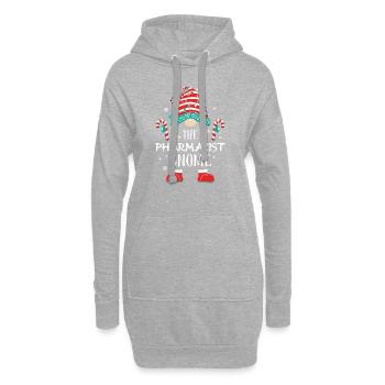Cadeaux de Noël Noël - Sweat-shirt à capuche long Femme - gris chiné - Devant