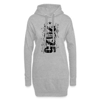 Meister 2025 - Hoodie-Kleid - Grau meliert - Vorne