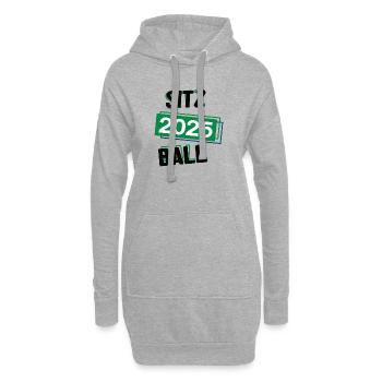 Sitzball Spieler Team Turnier Mannschaft in 2025 - Hoodie-Kleid - Grau meliert - Vorne