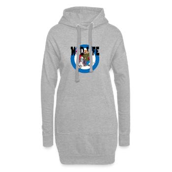 Mod Life - Sweat-shirt à capuche long Femme - gris chiné - Devant