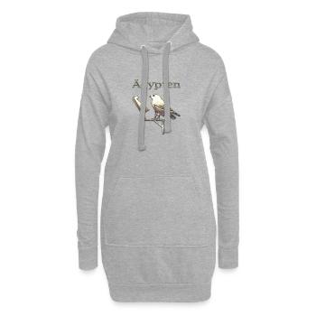 Ägypten 80 - Hoodie-Kleid - Grau meliert - Vorne