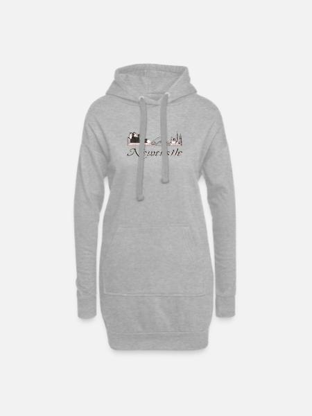 Newcastle - Hoodie Dress - heather grey