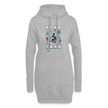Professeur de chimie physique biologie enseignant - Sweat-shirt à capuche long Femme - gris chiné - Devant