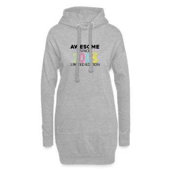 Fantastisch seit 2003 - Jahrgang 2003 - Hoodie-Kleid - Grau meliert - Vorne