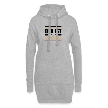 Fahrlehrer - Hoodie-Kleid - Grau meliert - Vorne