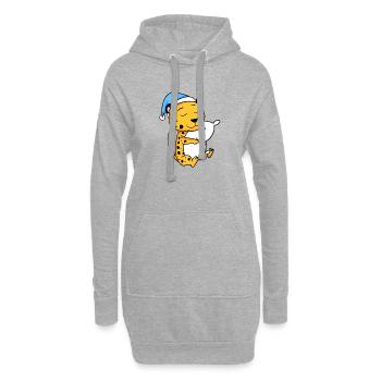 Gepard - Hoodie-Kleid - Grau meliert - Vorne