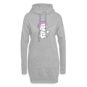 Dog Dog Breed Pyrenean Mountain Dog - Hoodie Dress - heather grey - Front