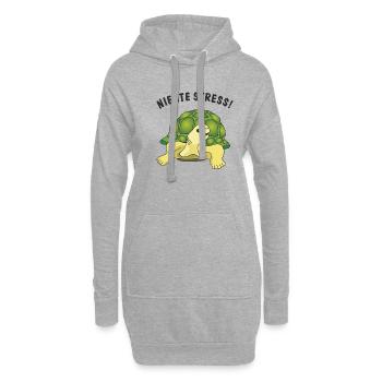niente stress - Hoodie-Kleid - Grau meliert - Vorne