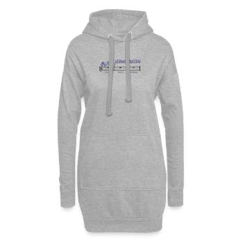 Music Literacy Matters - Hoodie-Kleid - Grau meliert - Vorne