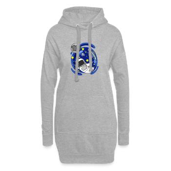 10 Jahre Geburtstag Junge Geschenk - Hoodie-Kleid - Grau meliert - Vorne