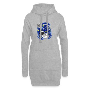 8 ans Cadeau d’anniversaire de garçon - Sweat-shirt à capuche long Femme - gris chiné - Devant