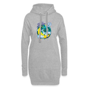 9 ans Cadeau d’anniversaire de garçon - Sweat-shirt à capuche long Femme - gris chiné - Devant