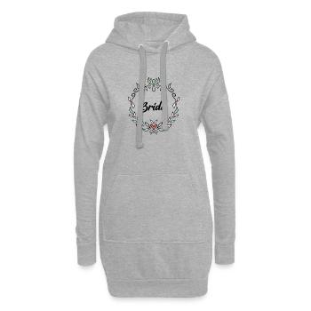 Bride Hen Party - Bride JGA - Sweat-shirt à capuche long Femme - gris chiné - Devant