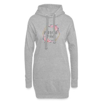 Österreich Kärnten Mädchen Heimat Geschenk - Hoodie-Kleid - Grau meliert - Vorne