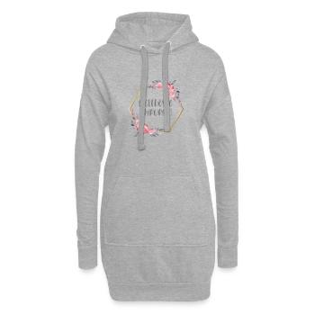 Chirurgin Ärztin Doktorin Beruf Geschenk - Hoodie-Kleid - Grau meliert - Vorne