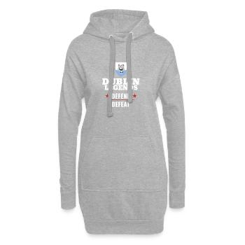 Dublin Legends Defend Defeat with the Dublin Crest - Hoodie Dress - heather grey - Front