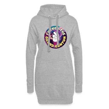 J’ai fait une randonnée dans le Grand Canyon Arizona Men Women - Sweat-shirt à capuche long Femme - gris chiné - Devant