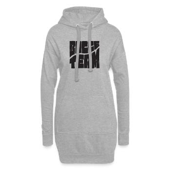Tenue de l’équipe de pétanque avec Jack Bocci jeu de pétanque - Sweat-shirt à capuche long Femme - gris chiné - Devant