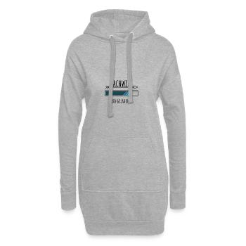 Fachwirt Ausbildung Personalisierter Beruf Jungs - Hoodie-Kleid - Grau meliert - Vorne