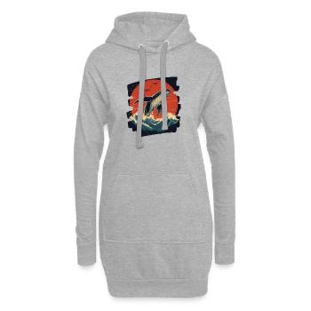 Wal - Hoodie-Kleid - Grau meliert - Vorne