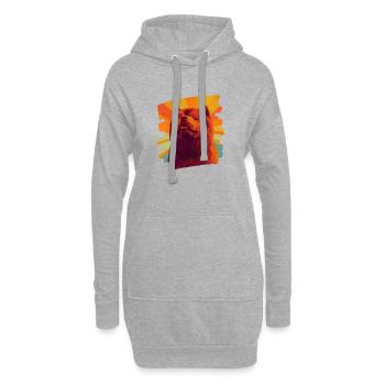 Chow Chow - Hoodie-Kleid - Grau meliert - Vorne