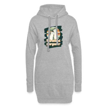 Härzbluetaargauer Aargauer und weisse Socken - Hoodie-Kleid - Grau meliert - Vorne
