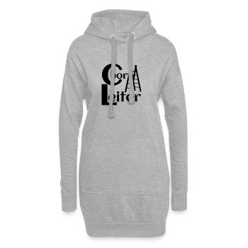 Chorleiter Chor Leiter Chorleiterin - Hoodie-Kleid - Grau meliert - Vorne