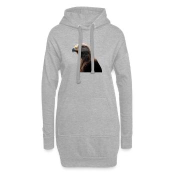 Eagle Bald Eagle Golden Eagle White-tailed Eagle - Hoodie Dress - heather grey - Front