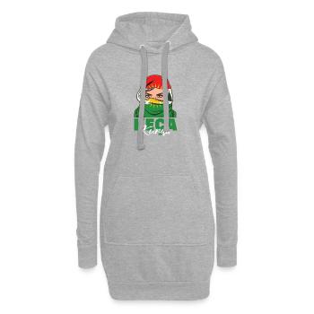 Kurdistan Kurden Kurd Standarddruck - Hoodie-Kleid - Grau meliert - Vorne