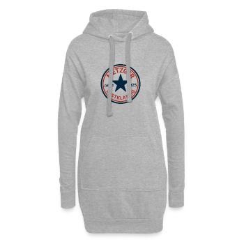 Metzger Vintage Emblem - Hoodie-Kleid - Grau meliert - Vorne