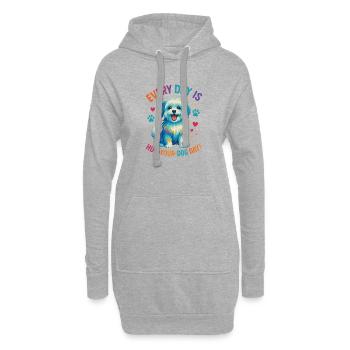 Malteser - Hoodie-Kleid - Grau meliert - Vorne