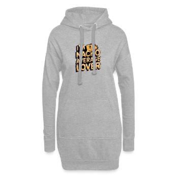 Dicton pour les amateurs de nachos - Sweat-shirt à capuche long Femme - gris chiné - Devant