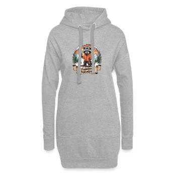 Soirée d’équipe Vacances de ski Ski & Snowboarder Après-ski - Sweat-shirt à capuche long Femme - gris chiné - Devant