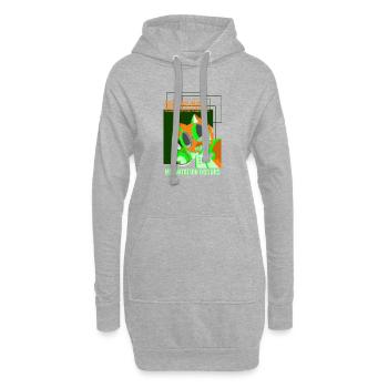 Chimie Chimiste Professeur de chimie Drôle de science - Sweat-shirt à capuche long Femme - gris chiné - Devant