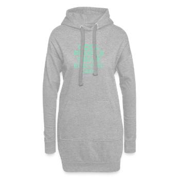 Annuler tout ce qui est vent - Sweat-shirt à capuche long Femme - gris chiné - Devant