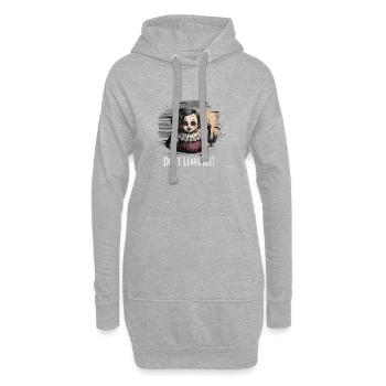 Poupée Don’t Leave Me - Sweat-shirt à capuche long Femme - gris chiné - Devant