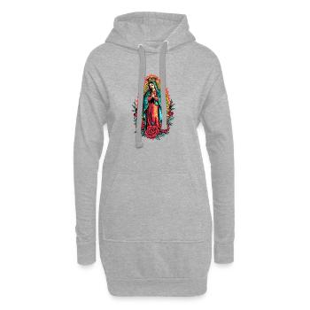 Virgen Guadalupe Rosenikone - Hoodie-Kleid - Grau meliert - Vorne