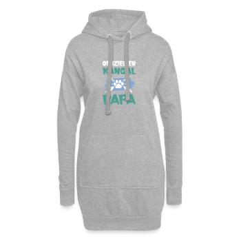 kangal hunde papa - Hoodie-Kleid - Grau meliert - Vorne