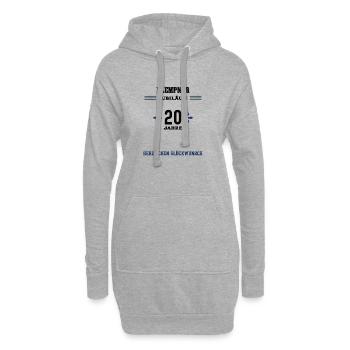 Plumber 20th anniversary Twentieth anniversary - Hoodie Dress - heather grey - Front