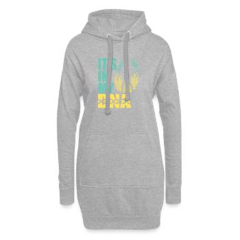 Anime Manga Otaku Kawaii Japon Cosplay Dns dna - Sweat-shirt à capuche long Femme - gris chiné - Devant