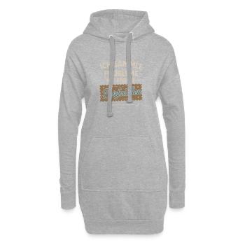 Ich sammle Probleme wie andere Briefmarken - Hoodie-Kleid - Grau meliert - Vorne