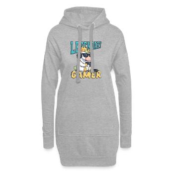 Joueur légendaire - Jeux - Sweat-shirt à capuche long Femme - gris chiné - Devant