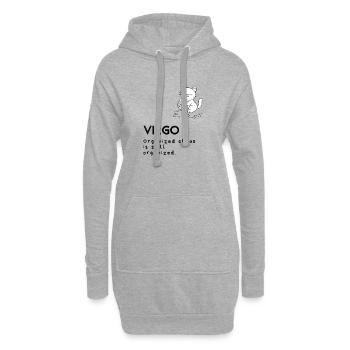 Mignon Vierge Dessin animé - Chaos organisé - Sweat-shirt à capuche long Femme - gris chiné - Devant