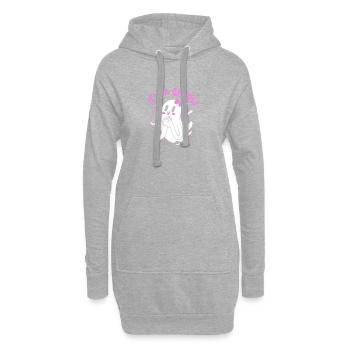 Halloween Gender Reveal Team Girl - Hoodie-Kleid - Grau meliert - Vorne