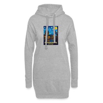 Magdeburg - Hoodie-Kleid - Grau meliert - Vorne