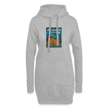 Wiesbaden - Hoodie-Kleid - Grau meliert - Vorne