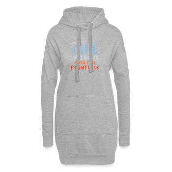 Math Math Teacher Saying Math Teacher Funny - Hoodie Dress - heather grey - Front